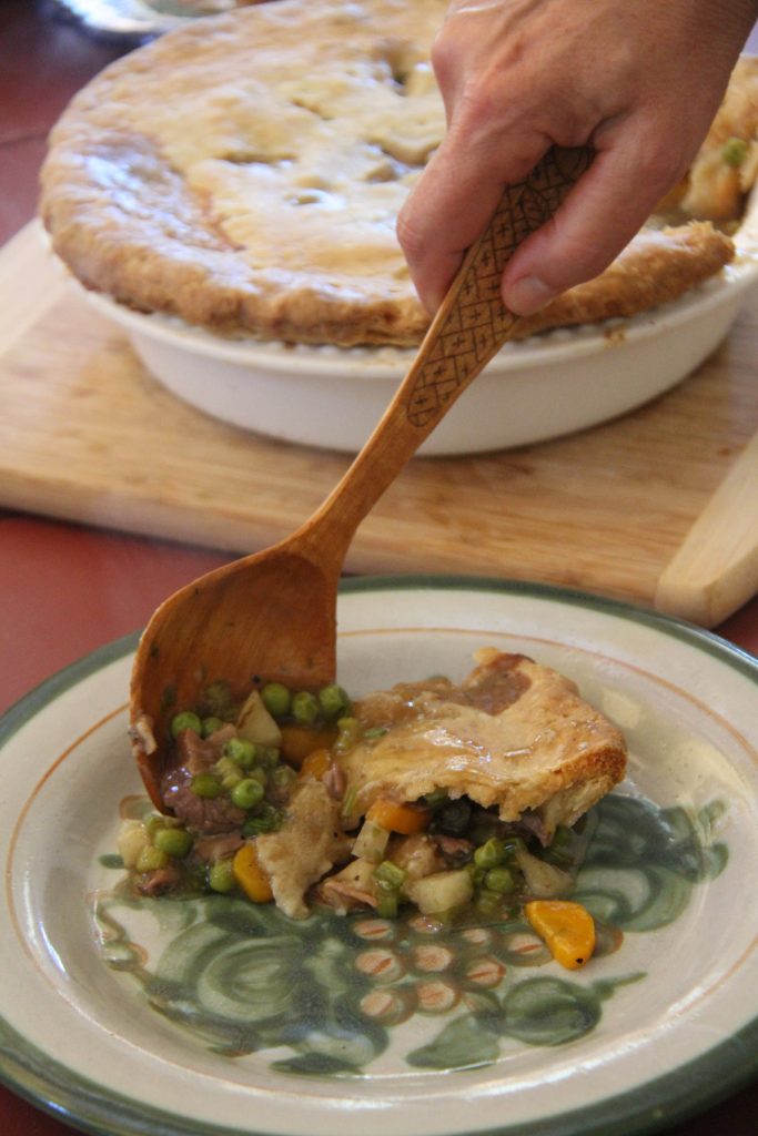 Beef Pot Pie with fall Flavors