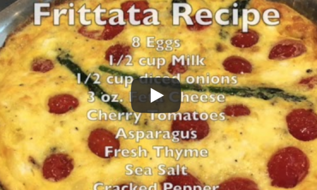 Garden Frittata with Fresh Eggs – video and recipe