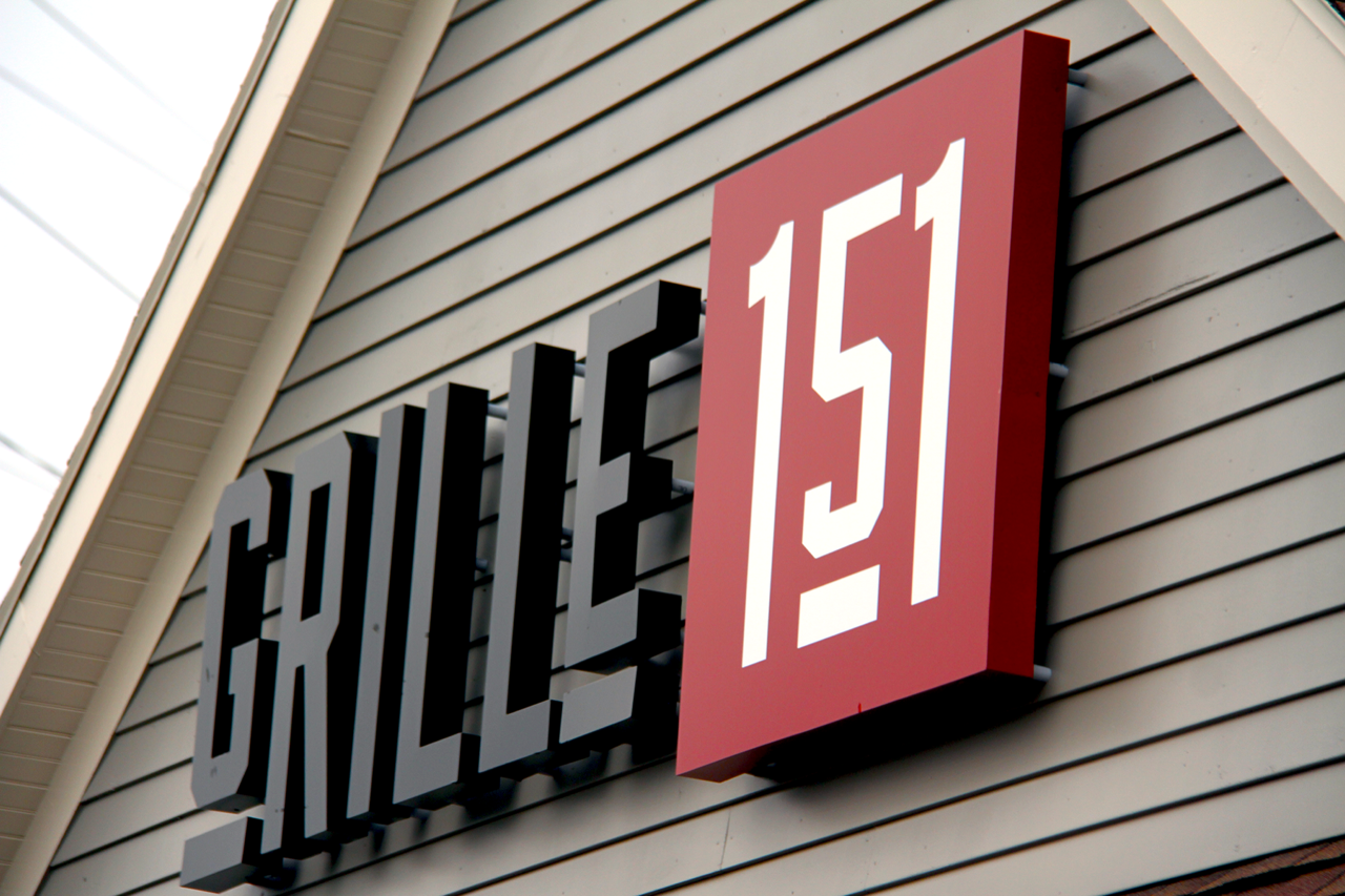 Grill 151 sign