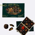 Local Provisions: Fedele’s Chocolates – 12 Piece Turtle Assortment Box, 7 oz Popular Chocolate Assortment Box, and Dark Chocolate Peanut Butter Cups